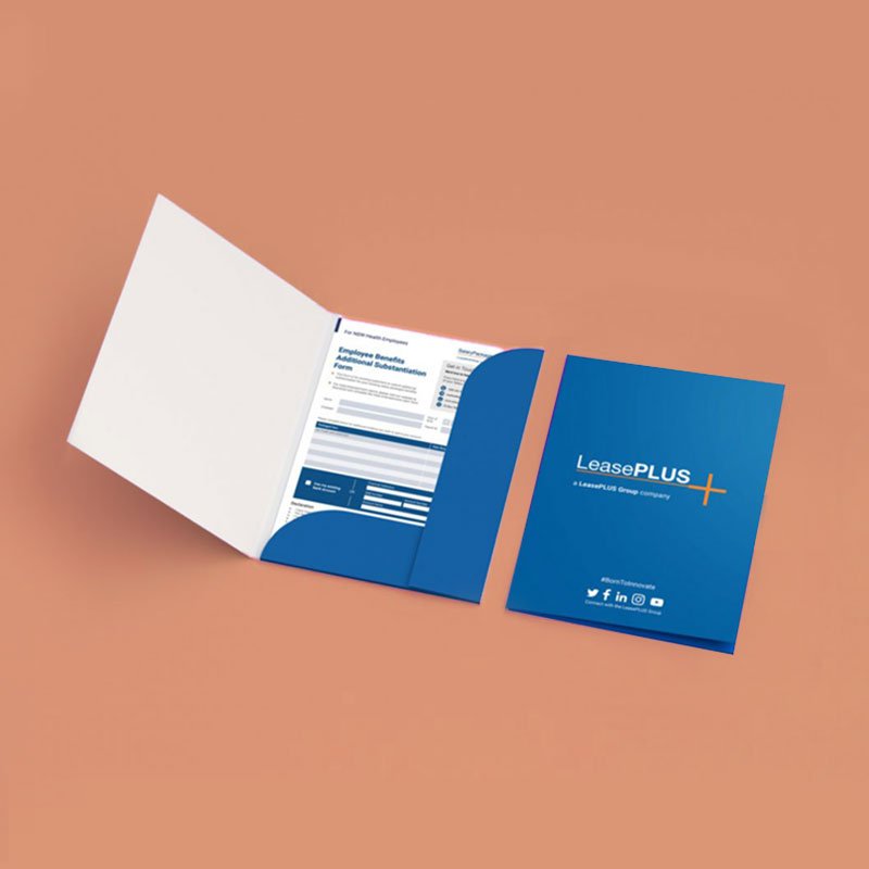 Custom Folders with Logo | We Print Boxes